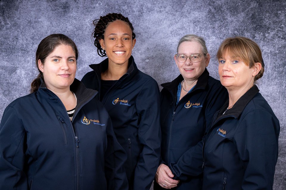 Team Fysio Brouwhuis aan het werk in de praktijk